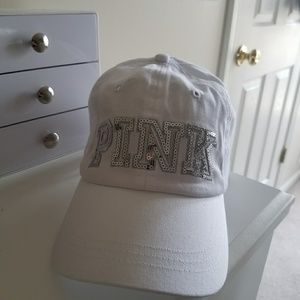 NEW Victoria's Secret PINK Bling Logo Baseball Hat